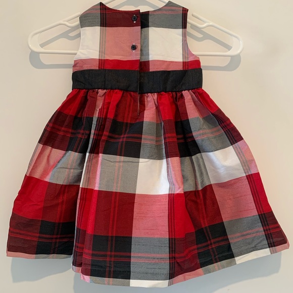 Gymboree checkered black, white and red dress. Size 2. - Picture 2 of 5